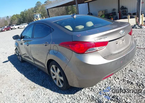 2013 Hyundai Elantra Limited z USA, uszkodzony, nr VIN 5NPDH4AEXDH281535